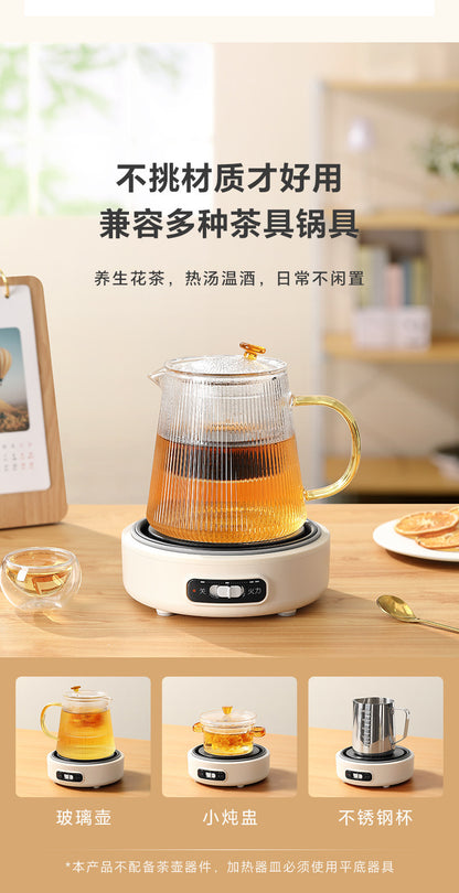 Portable electric cooking pot, folding pot, multi-functional small stainless steel travel split electric hot pot