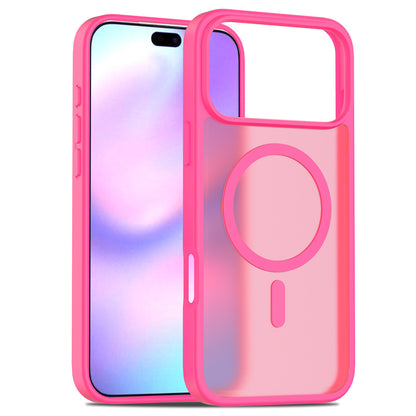 iphone17pm phone case with magnetic matte skin feel 16 shockproof Apple 15promax protective case