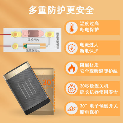 Space Heater, 1500W Portable Electric Heaters for Indoor Use, PTC Ceramic Heater for Office with Remote, Thermostat, 70°Oscillation, 12H Timer,  Safe Quiet Room Heater for Bedroom 空间加热器，室内使用的 1500W 便携式电加热器，带遥控器的办公室 PTC 陶瓷加热器，恒温器，70°振荡，12H 定时器，卧室安全安静的房间加热器 - 电暖器 - Zhongshan Star Trade