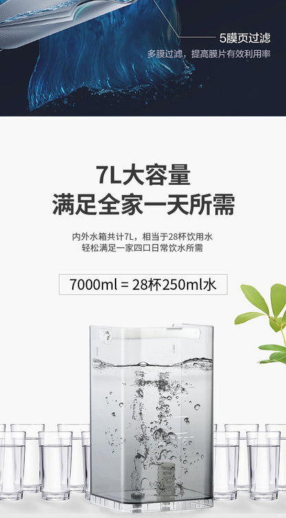 No-installation RO pure water machine, desktop hydrogen-rich heating integrated machine, household instant hot water dispenser, water purifier
