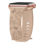 The embossed silicone strap for Apple iwatch is suitable for the entire series of Apple Watch