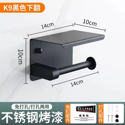 304 stainless steel tissue paper rack, storage rack, mobile phone rack, hotel toilet paper rack, hotel bathroom toilet paper box