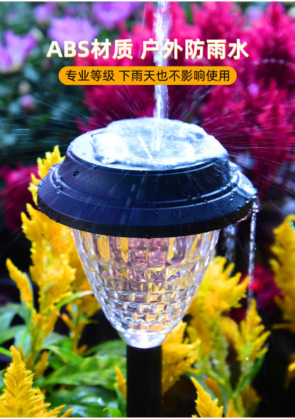 led solar light and shadow lawn lights, outdoor waterproof courtyard garden decorative atmosphere lights, landscape lights