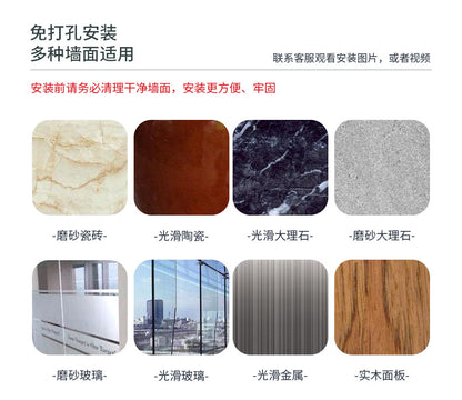 Bathroom triangular storage rack, bathroom net basket corner rack, non-perforated body wash rack, toilet corner storage rack