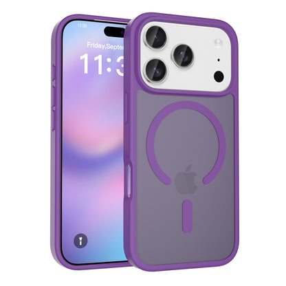 iphone17pm phone case with magnetic matte skin feel 16 shockproof Apple 15promax protective case