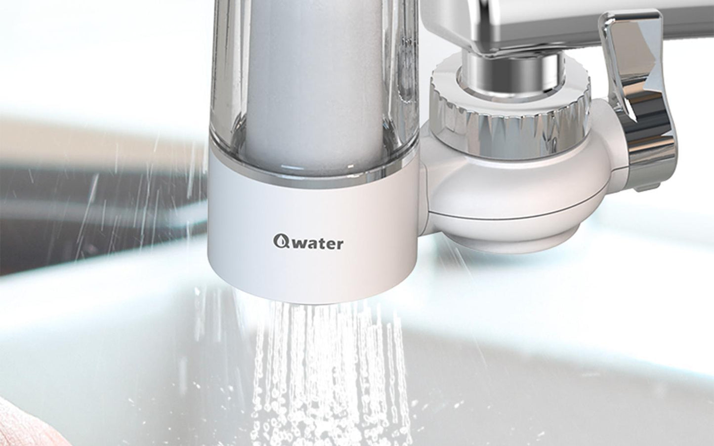 Universal faucet water purifier, tap water filter, household kitchen dual filtration water