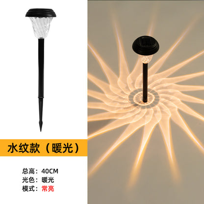 led solar light and shadow lawn lights, outdoor waterproof courtyard garden decorative atmosphere lights, landscape lights