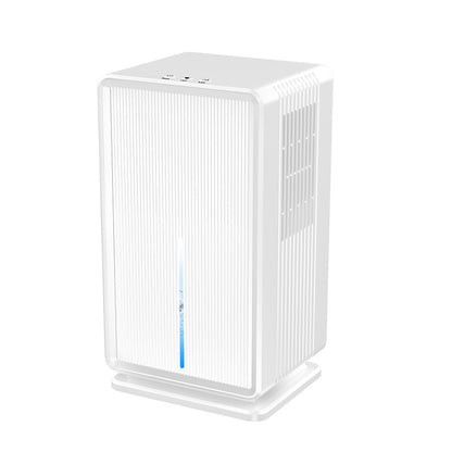 Household dehumidifier 1000ML water tank with automatic shut-off function, suitable for 5 to 26 square meters portable small dehumidifier, suitable for bathroom, bedroom, RV, closet room, 7-color LED light