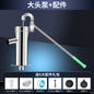 Water pump - stainless steel household hand-operated water pump for old-fashioned water wells, hand-operated water pump for wellheads, hand-operated water pump for drawing water by pressure.