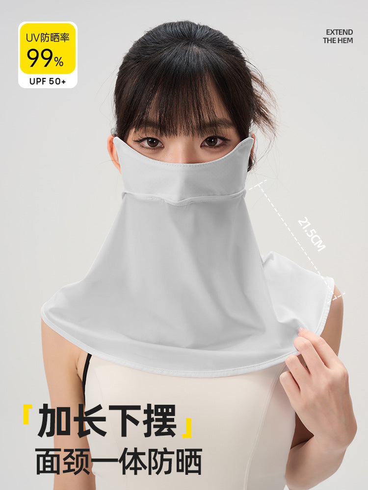 UV Sun Protection Face Mask with Neck Coverage UPF 50+ Face Shield Breathable Design for Summer Outdoor Activities