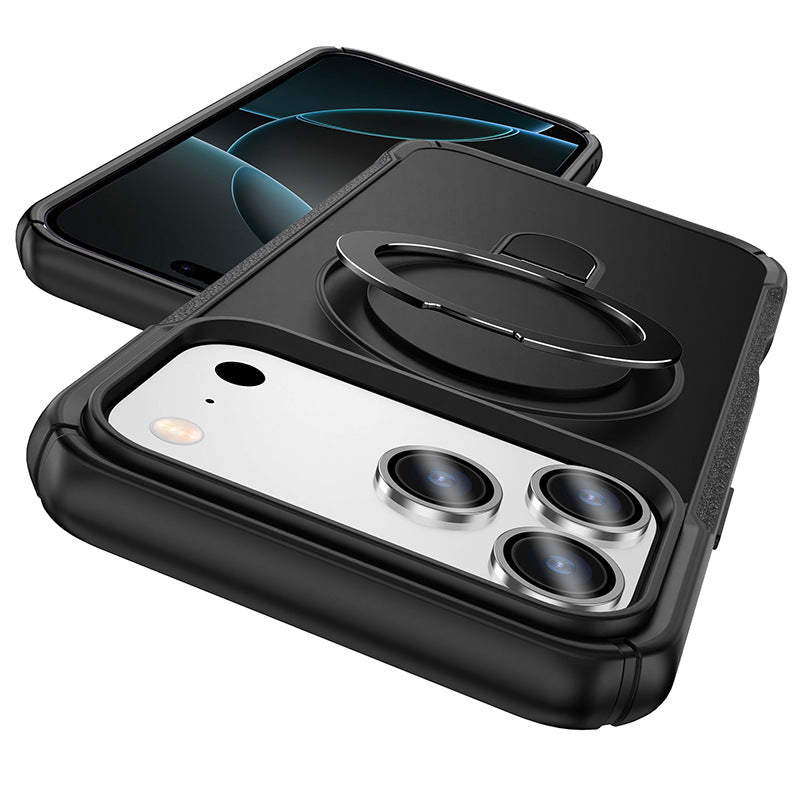 New iPhone 17 Pro Max phone case - two-in-one touchable skin-friendly Apple 16 stand with magnetic phone protection cover