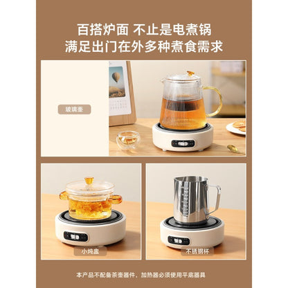 Portable electric cooking pot, folding pot, multi-functional small stainless steel travel split electric hot pot