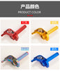 Motorcycle modification accessory CNC aluminum alloy motorcycle large torsion oil handle