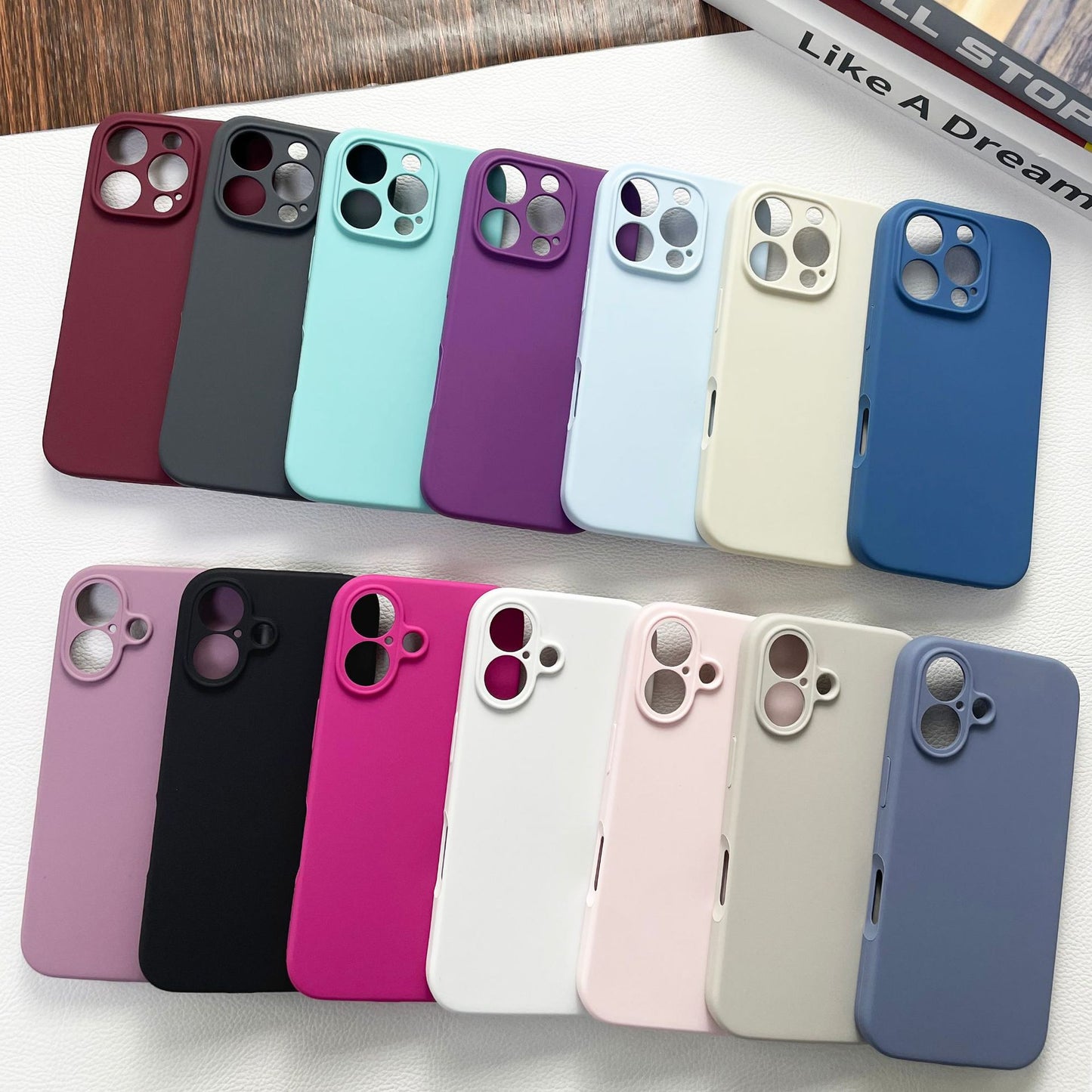 Liquid silicone Apple 17 phone case, iphone16promax/15/14 all-in-one anti-drop skin-feel protective cover
