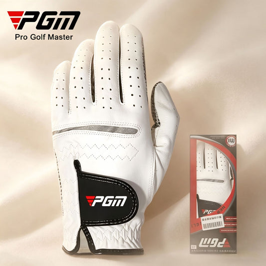 PGM small sheepskin wear-resistant anti-slip grain golf gloves left and right hand golf gloves