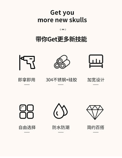 Foldable kitchen drain rack, heat-insulating mat, stainless steel sink, dish drainer, and storage rack - Image 7