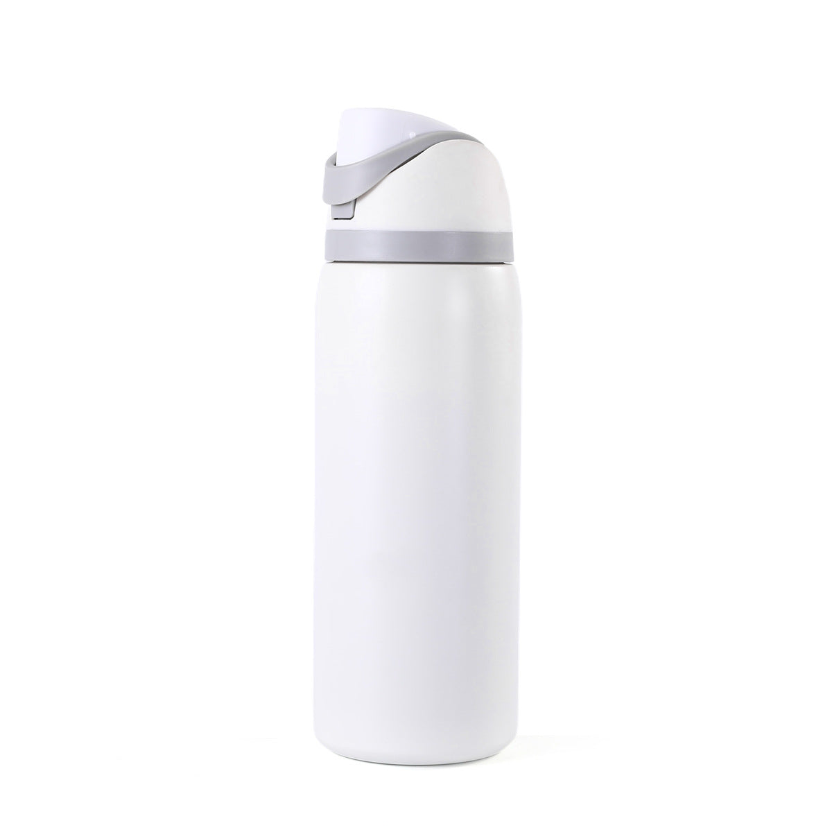 Insulated stainless steel water bottles with straws, BPA - free sports water bottles, perfect for travel 19 ounces, 24 ounces, 32 ounces 保温不锈钢水瓶带吸管，不含 BPA 的运动水瓶，非常适合旅行19盎司、24盎司、32盎司 - 保温杯 - Zhongshan Star Trade - 白色 - 32oz