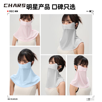 UV Sun Protection Face Mask with Neck Coverage UPF 50+ Face Shield Breathable Design for Summer Outdoor Activities