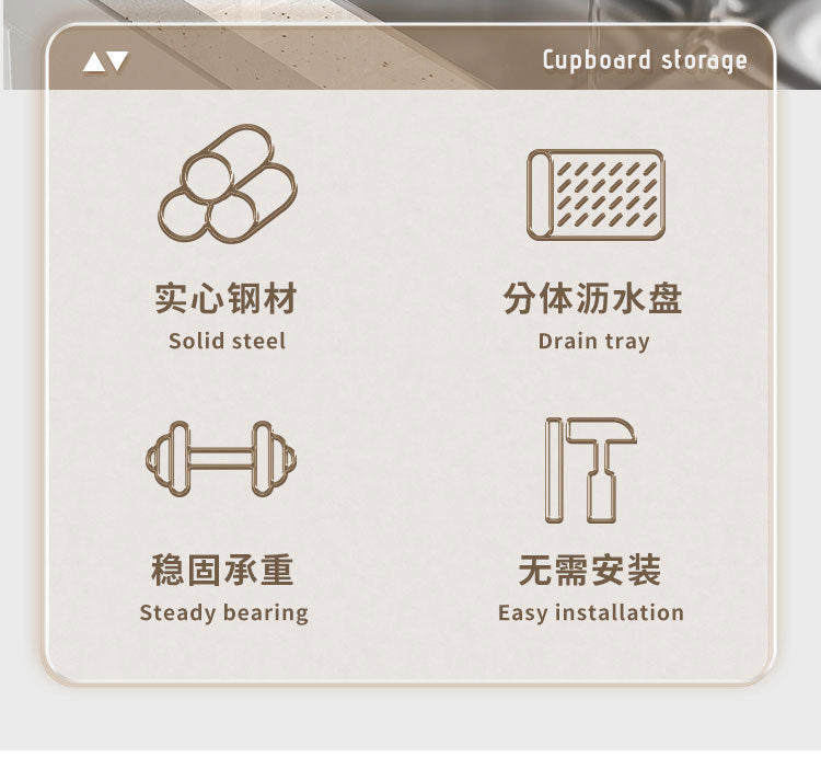 Kitchen bowl and plate draining rack, multi-functional sink bowl and plate rack, narrow bowl rack, countertop storage rack fo