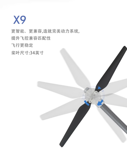 Training and testing drones, Category IV testing dedicated CAAC hexacopter M620 medium-sized drone