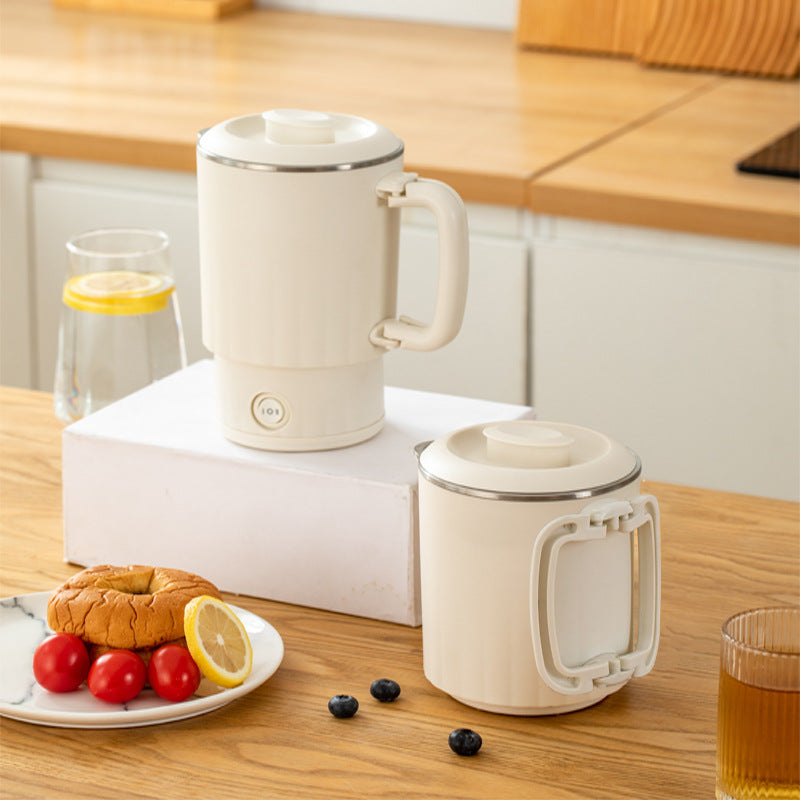 German small travel outdoor kettle, foldable electric kettle, household kettle, stainless steel portable electric kettle
