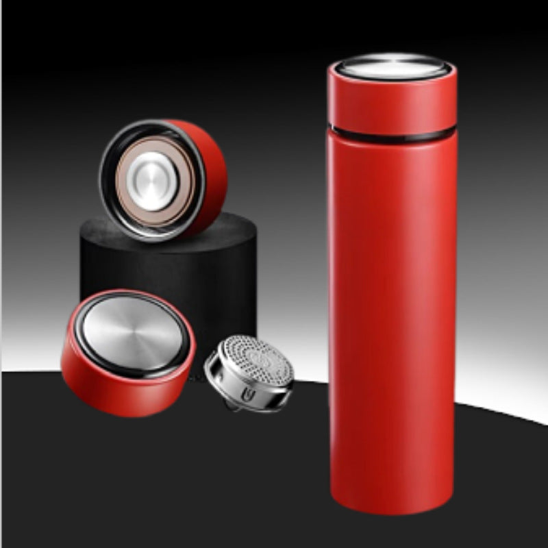 Stainless steel 316 smart water cup for business use with tea strainer 保温杯不锈钢316智能水杯商务带茶漏 - Image 3