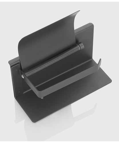 Toilet paper rack 304 stainless steel toilet paper box storage rack Wall-mounted sanitary tissue paper rack paper box