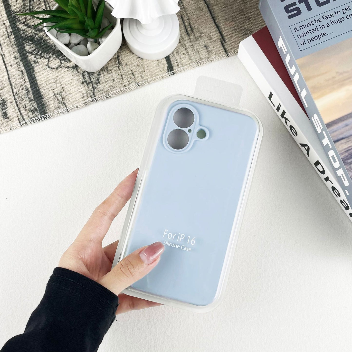 Liquid silicone Apple 17 phone case, iphone16promax/15/14 all-in-one anti-drop skin-feel protective cover