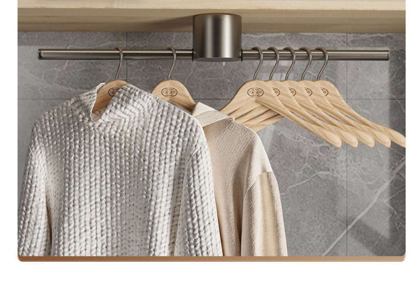 No-drill bathroom towel rack, minimalist and luxurious single bar, washbasin towel bar, trendy gunmetal gray