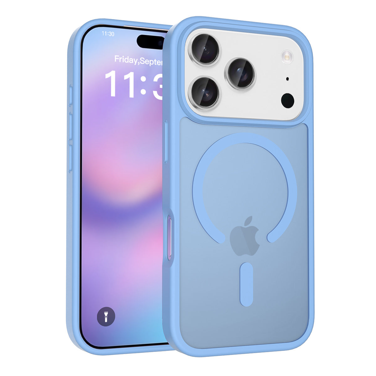 iphone17pm phone case with magnetic matte skin feel 16 shockproof Apple 15promax protective case