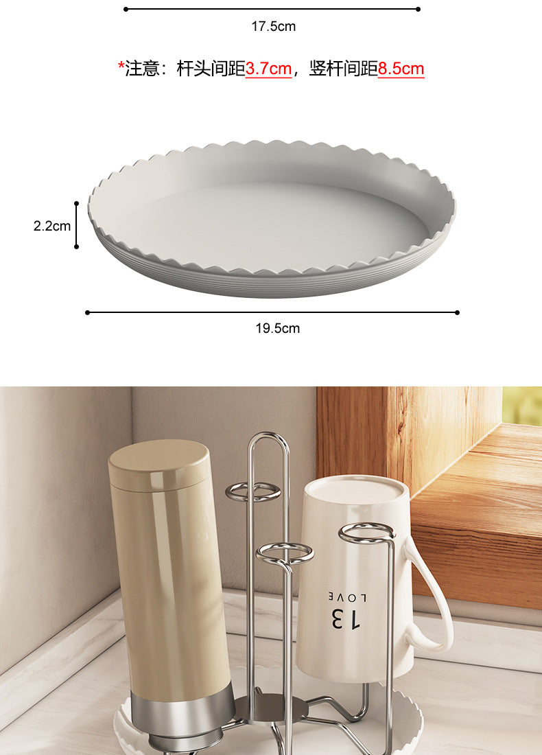 304 stainless steel desktop draining cup holder upside down, high appearance level, kitchen storage rack, tea cup holder for 