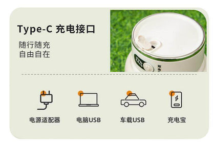 2026 New model juicer, portable juicer cup, juicer, fruit milkshake, fruit and vegetable double cup, ton ton bucket