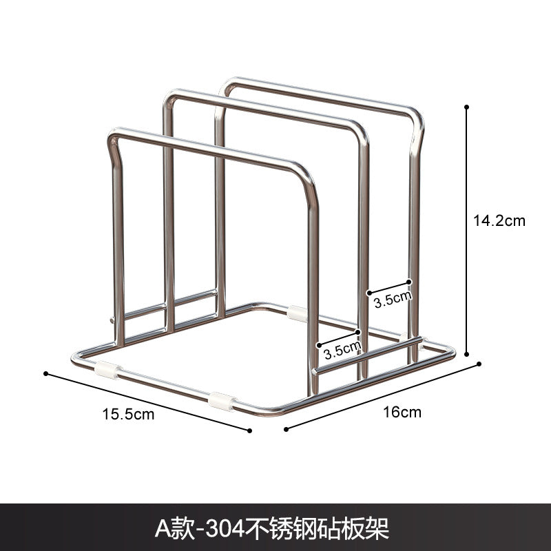 304 stainless steel kitchen knife board, countertop, pot lid, storage rack, cutting board, cutting board, storage rack, thick