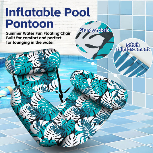 Adult inflatable swimming pool float pads, floating lounge chairs, thickened adult inflatable float strips, party summer water, beach and lake play float chairs成人充气泳池浮垫，漂浮躺椅，加厚成人充气浮条，派对夏日水上沙滩湖泊玩乐浮椅 - 水上玩具 - Zhongshan Star Trade
