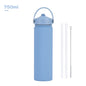 750ml stainless steel water bottle, wide - mouthed portable hand - held bottle, outdoor sports suction nozzle, insulated cup 750ml不锈钢水壶广口便携手提瓶子户外运动吸嘴保温杯 - 保温杯 - Zhongshan Star Trade - 雾霾蓝 - 750ml