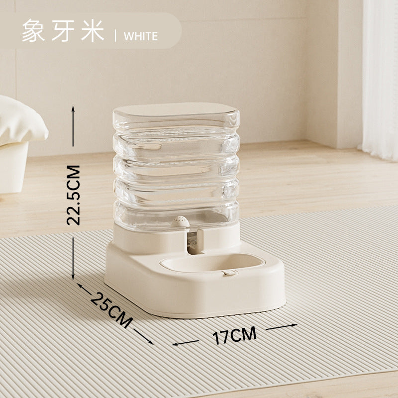 The new automatic feeder, featuring a dog bowl and cat basin, is designed for both feeding and drinking. It has a large capacity and is suitable for both cats and dogs 新款自动喂食器狗碗猫盆喂粮饮水二合一超大容量猫狗通用宠物 - 宠物友好型户外用品 - Zhongshan Star Trade