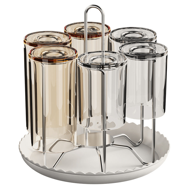 304 stainless steel desktop draining cup holder upside down, high appearance level, kitchen storage rack, tea cup holder for 