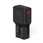 Global Pass Conversion Socket 2Type-C 45W Fast Charging Socket Converter Portable European Standard multi-functional conversion