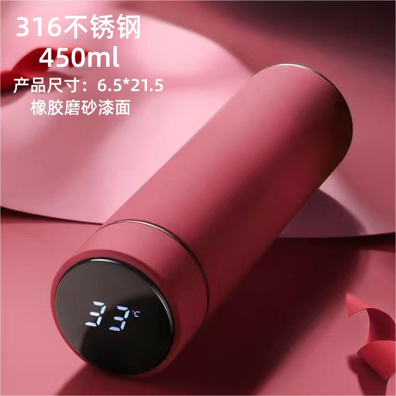 Stainless steel 316 smart water cup for business use with tea strainer 保温杯不锈钢316智能水杯商务带茶漏 - Image 17