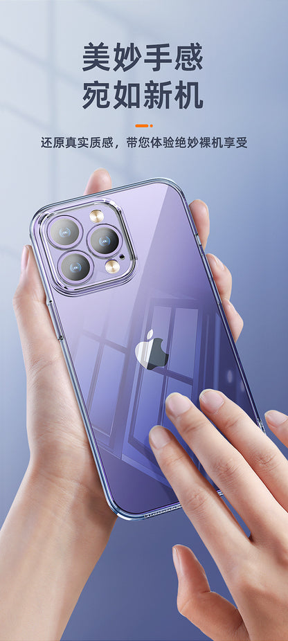 IPhone 17 phone case, iPhone 16 transparent soft case 15 four-corner drop resistant ultra-thin 13pro14 space protective case
