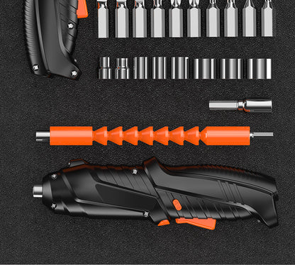 Electric screwdriver rechargeable, small household furniture installation, electric screwdriver, mini screwdriver, electric screwdriver tool set