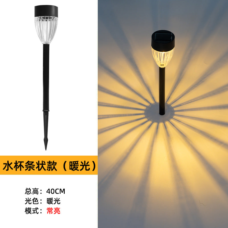 led solar light and shadow lawn lights, outdoor waterproof courtyard garden decorative atmosphere lights, landscape lights