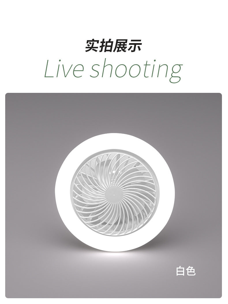 led fan light e27 screw-down, home living room and kitchen ceiling fan light, remote control setting, bedroom bulb ceiling fan light