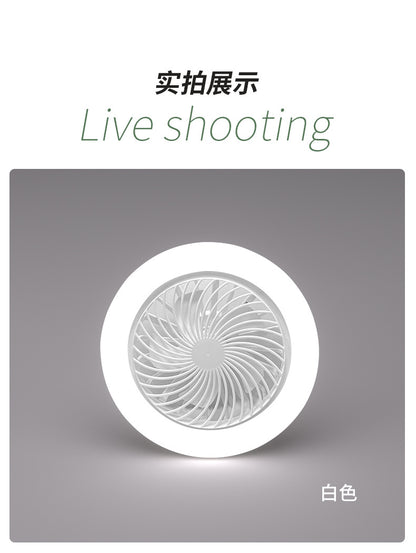 led fan light e27 screw-down, home living room and kitchen ceiling fan light, remote control setting, bedroom bulb ceiling fan light