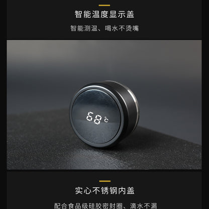 Stainless steel 316 smart water cup for business use with tea strainer 保温杯不锈钢316智能水杯商务带茶漏 - Image 29