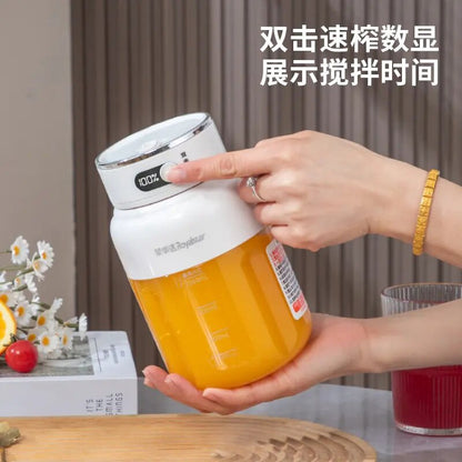 2026 New model juicer, portable juicer cup, juicer, fruit milkshake, fruit and vegetable double cup, ton ton bucket