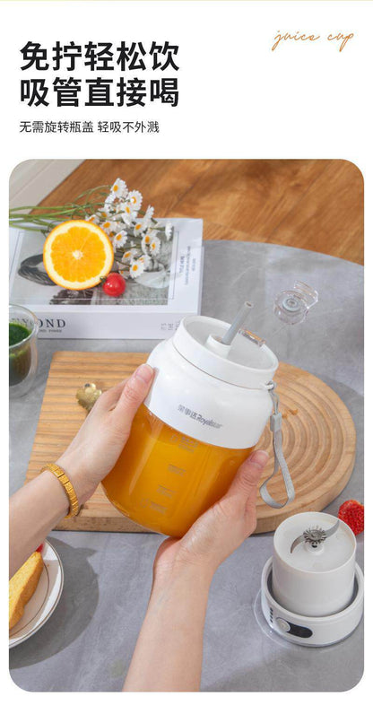 2026 New model juicer, portable juicer cup, juicer, fruit milkshake, fruit and vegetable double cup, ton ton bucket