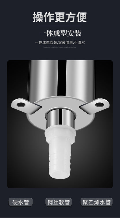 Water pump - stainless steel household hand-operated water pump for old-fashioned water wells, hand-operated water pump for wellheads, hand-operated water pump for drawing water by pressure.