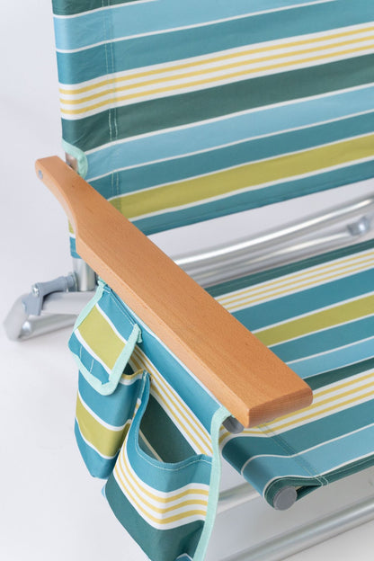 Outdoor camping foldable beach chair aluminum Brazilian chair indoor and outdoor seat lounge chair foldable striped beach chair户外露营可折叠沙滩椅铝合金巴西椅室内外座躺椅可折叠条纹沙滩椅 - 户外折叠椅 - Zhongshan Star Trade