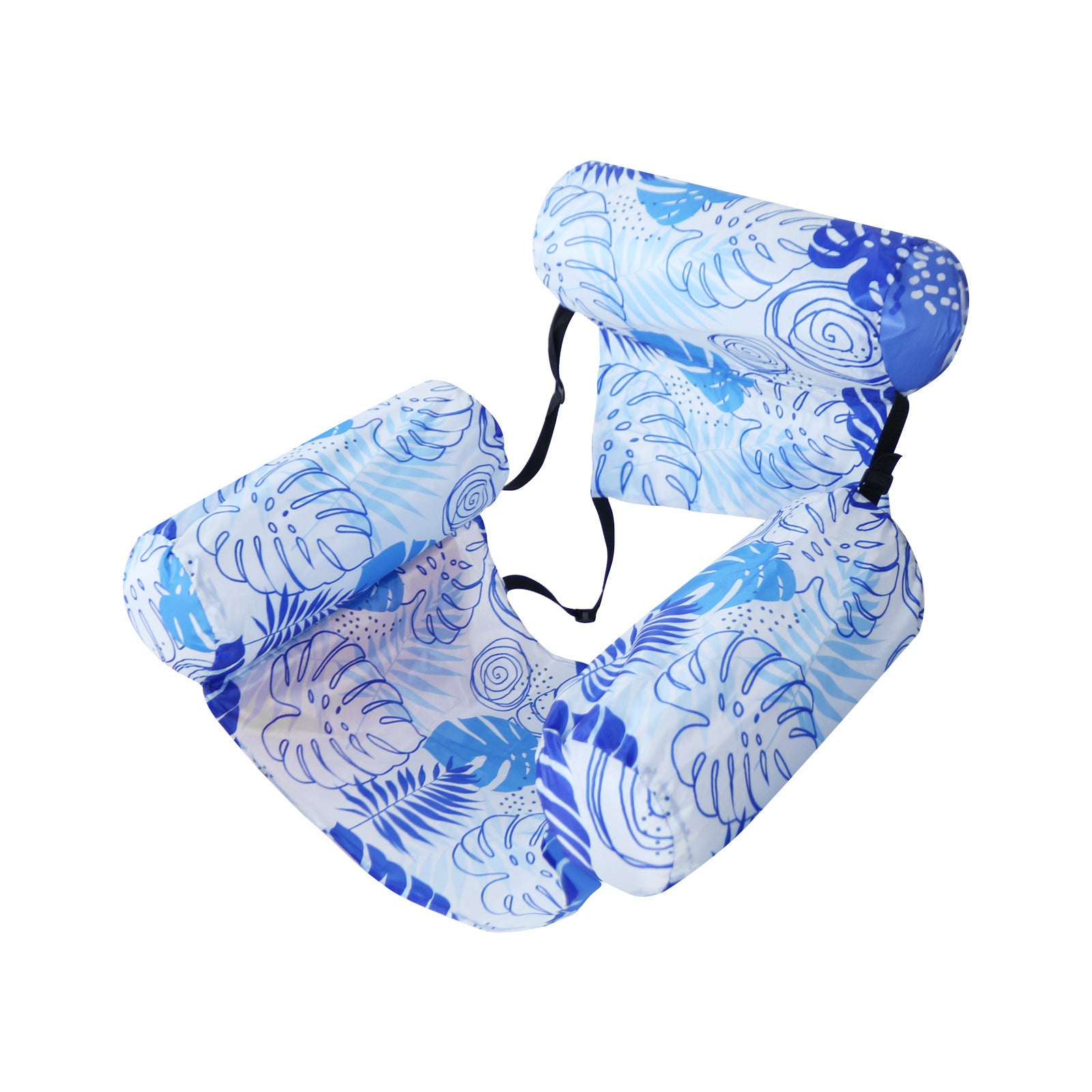 Adult inflatable swimming pool float pads, floating lounge chairs, thickened adult inflatable float strips, party summer water, beach and lake play float chairs成人充气泳池浮垫，漂浮躺椅，加厚成人充气浮条，派对夏日水上沙滩湖泊玩乐浮椅 - 水上玩具 - Zhongshan Star Trade - light blue - 76*40.5*61cm